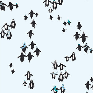 Frozen Flippers by Art gallery Fabrics - backing fabric for the Percy the Penguin quilt kit