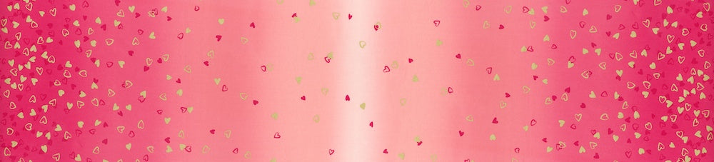 Hot Pink • I Heart Ombre • Half Yard - 10875-14M