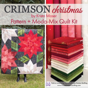 Crimson Christmas by Krista Moser + Quilt Kit