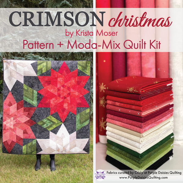 Crimson Christmas Pattern