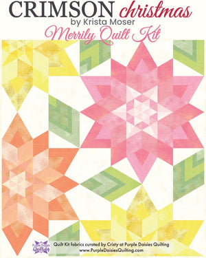 Crimson Christmas by Krista Moser + Merrily Quilt Kit