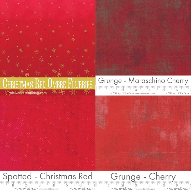 Quilt Kit for Crimson Christmas by Krista Moser