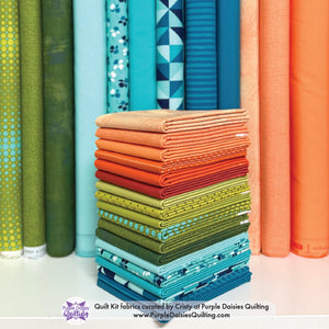 Double Struck Star quilt pattern and fabric kit by Krista Moser