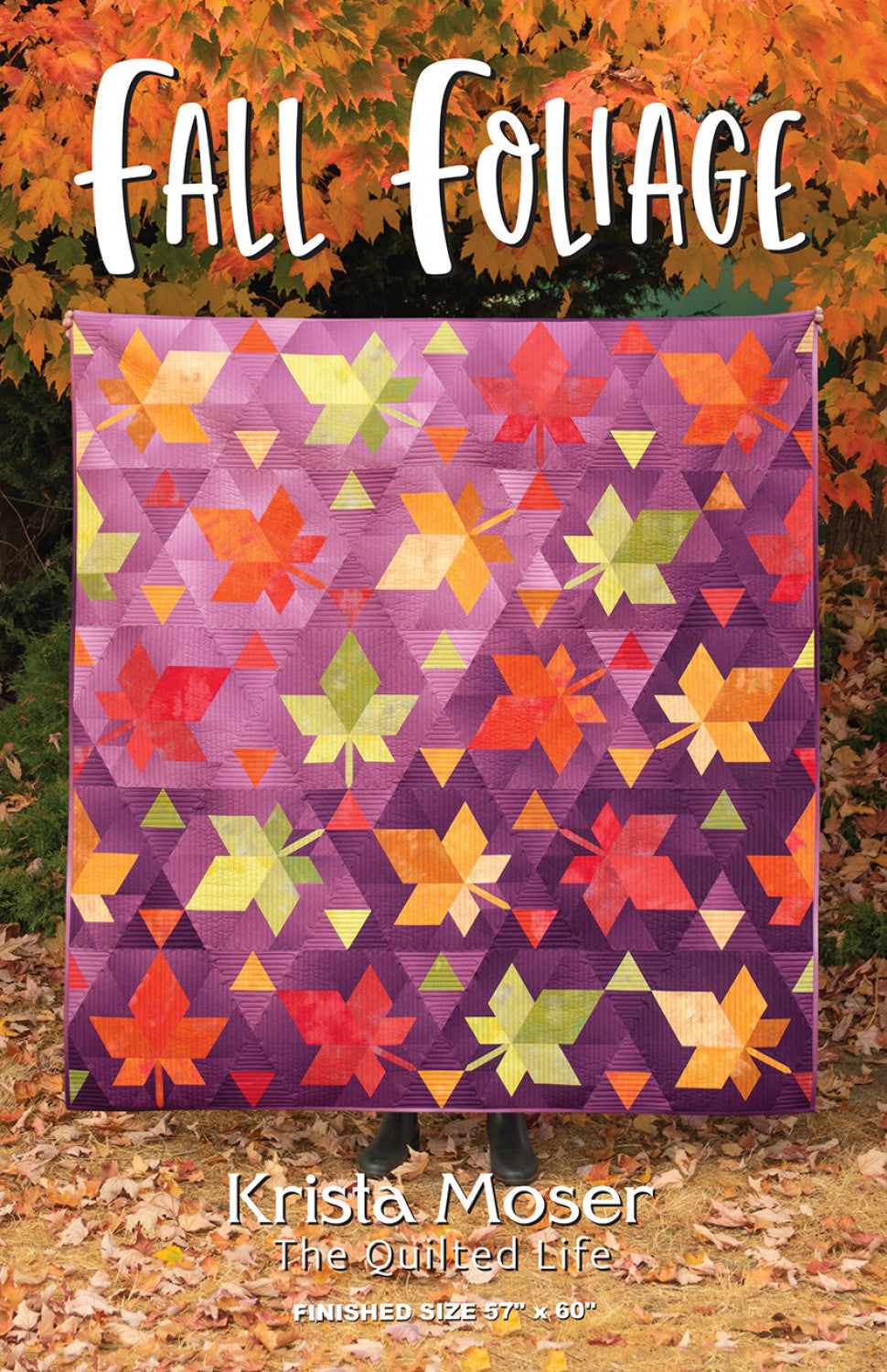 Fall Foliage by Krista Moser • Quilt Kit - Purple Daisies Quilting