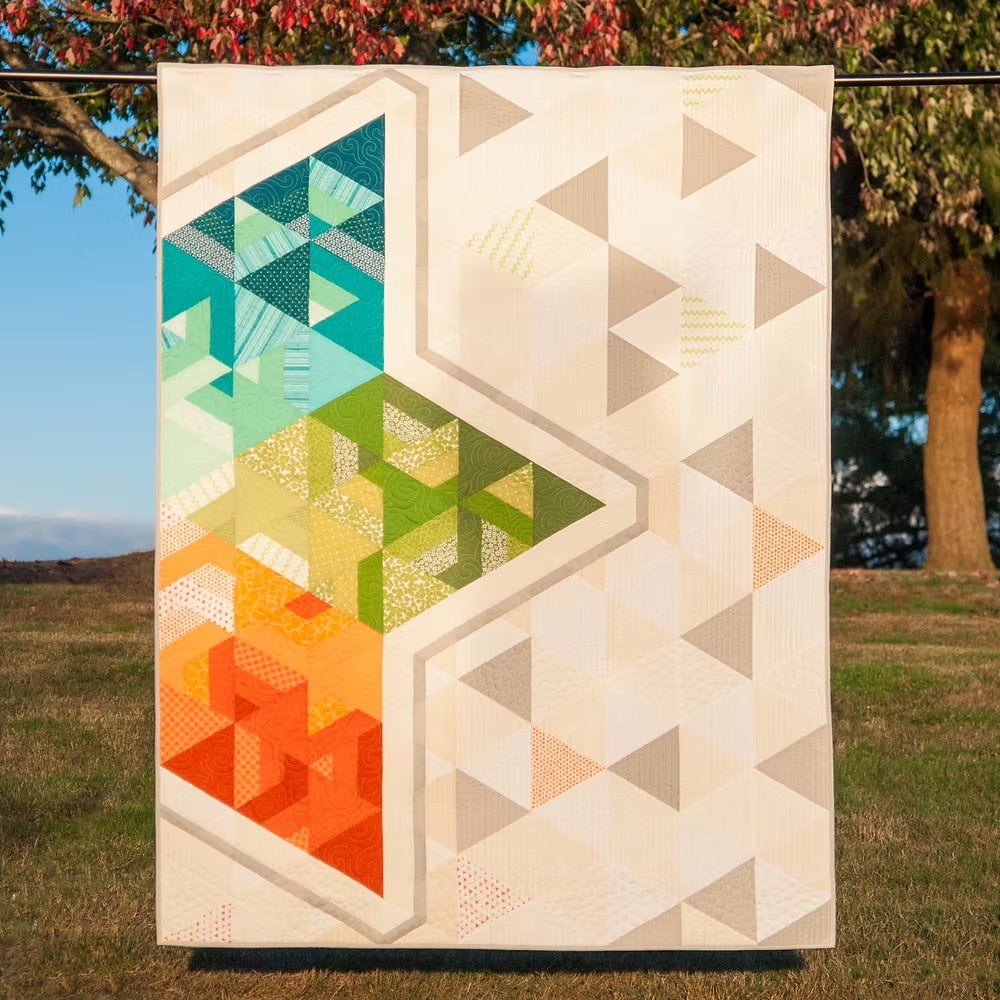 Krista Moser Double Struck Star quilt pattern