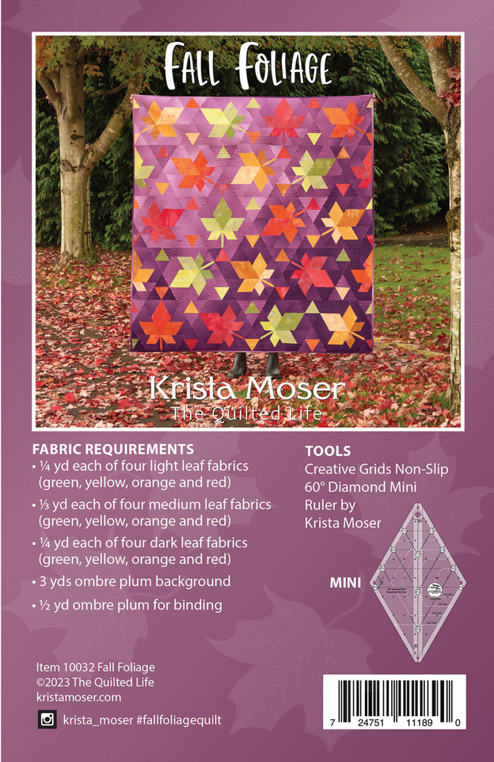 Fall Foliage by Krista Moser [PDF Pattern]