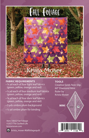 Fall Foliage by Krista Moser + Quilt Kit