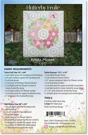 Flutterby Frolic quilt pattern by Krista Moser