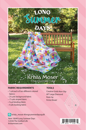 Long Summer Days quilt pattern by Krista Moser - fabric requirements