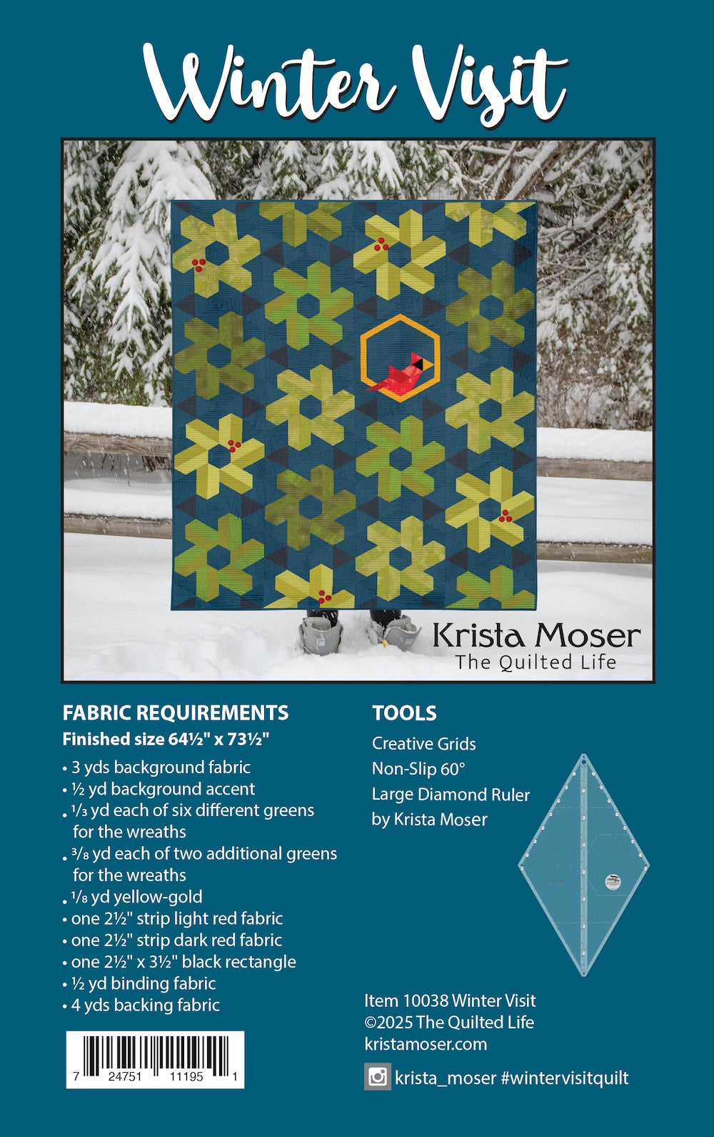 Winter Visit by Krista Moser [PDF Pattern]