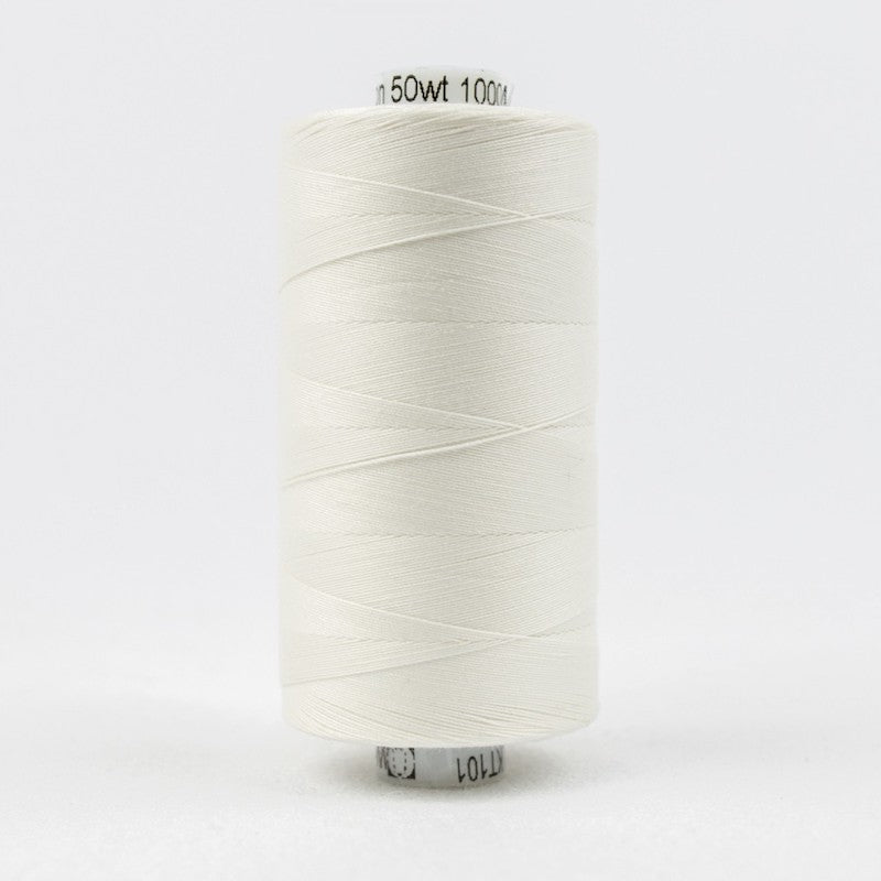 Soft White 101 •  Konfetti 50wt Cotton Thread • 1000m