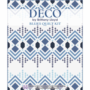 Deco quilt pattern and fabric kit by Lo & Behold Stitchery