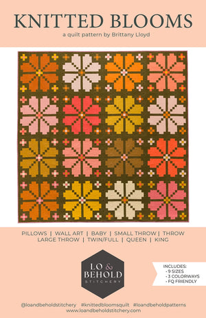 Knitted Blooms by Lo & Behold Stitchery