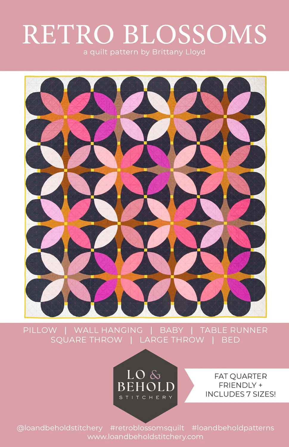 Retro Blossoms by Lo & Behold Stitchery