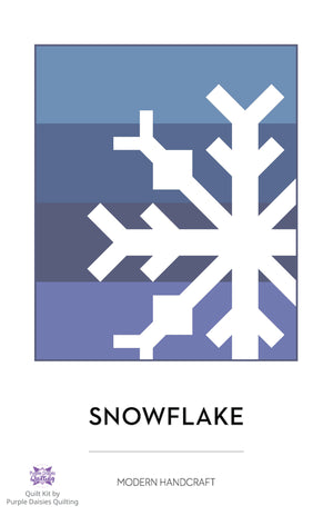 Snowflake Quilt Pattern by Modern Handcraft quilt kit