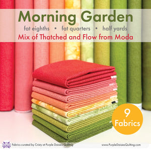 Morning Garden fabric bundle with Thatched by Robin Pickens and Flow by Create Joy Project from Moda