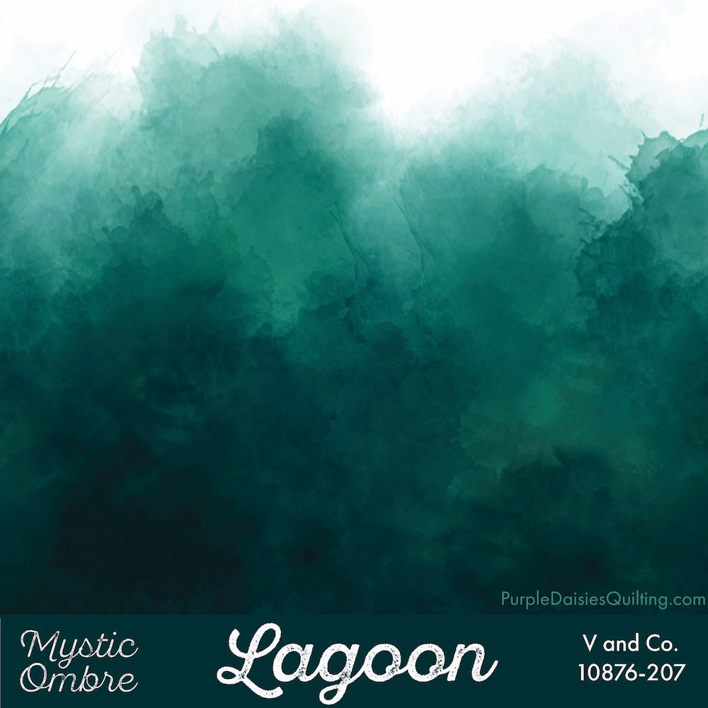 Lagoon Mystic Ombre fabric by V and Co. from Moda 10876-207