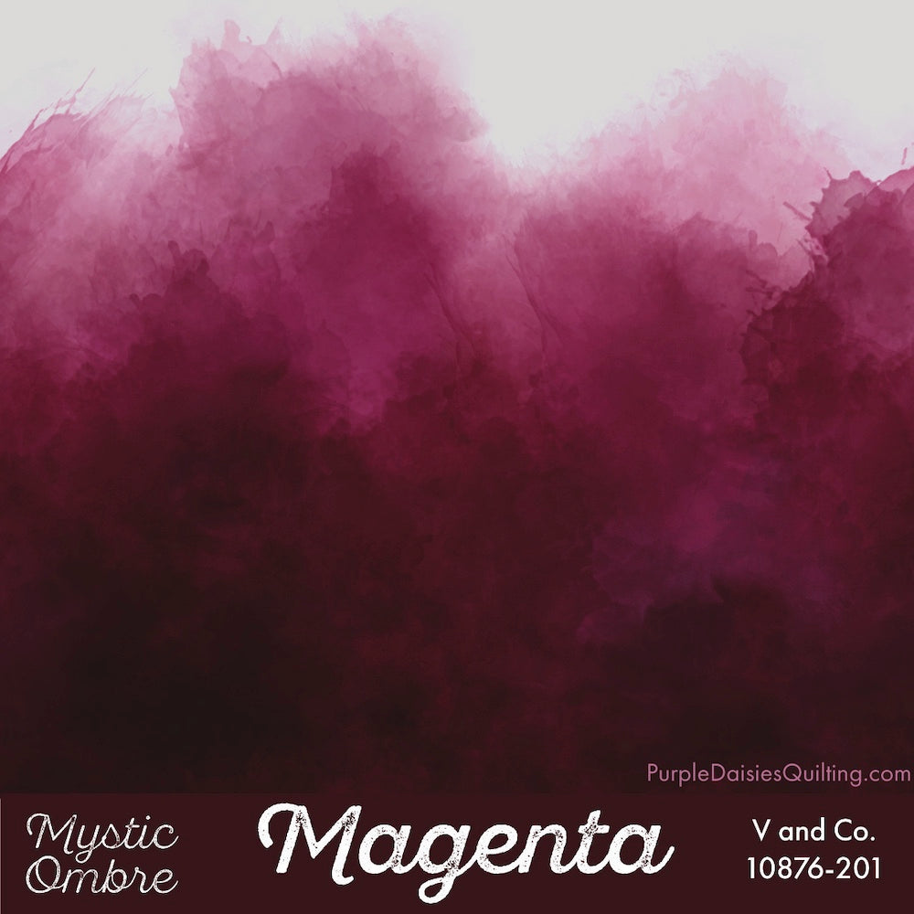 Magenta Mystic Ombre fabric by V and Co. from Moda 10876-201