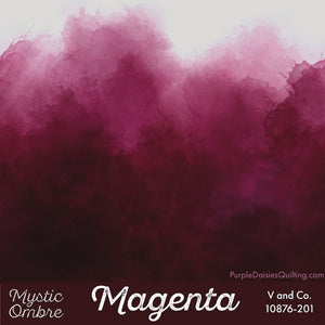 Magenta Mystic Ombre fabric by V and Co. from Moda 10876-201