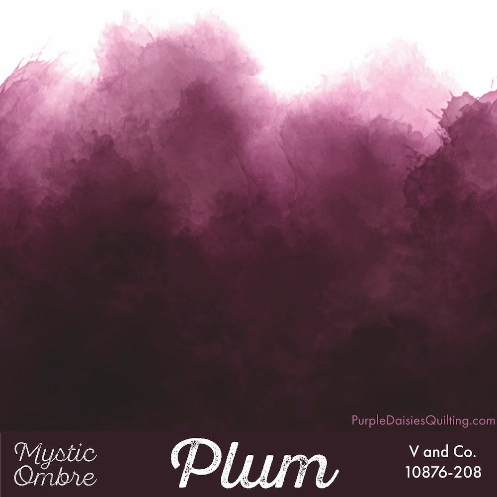 Plum Mystic Ombre fabric by V and Co. from Moda 10876-208