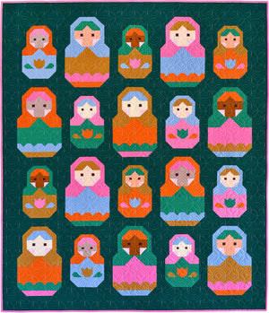 Nesting Dolls quilt pattern by Pen + Paper Patterns