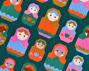 Nesting Dolls quilt pattern by Pen + Paper Patterns