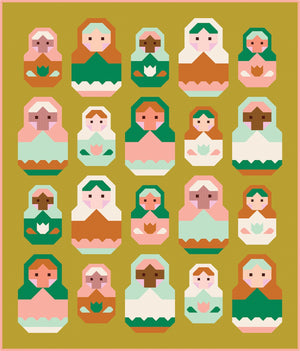 Nesting Dolls quilt pattern by Pen + Paper Patterns