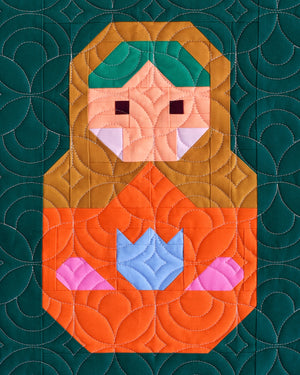 Nesting Dolls quilt pattern by Pen + Paper Patterns
