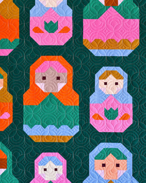 Nesting Dolls quilt pattern by Pen + Paper Patterns