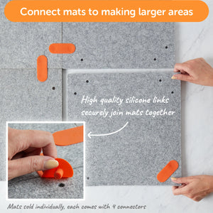 Oliso MultiMat Wool Pressing Mat - 14" x 14" for pressing and ironing quilt fabric