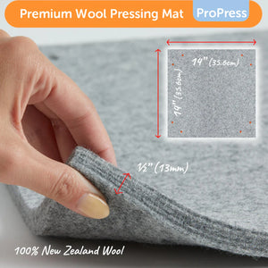 Oliso MultiMat Wool Pressing Mat - 14" x 14" for pressing and ironing quilt fabric