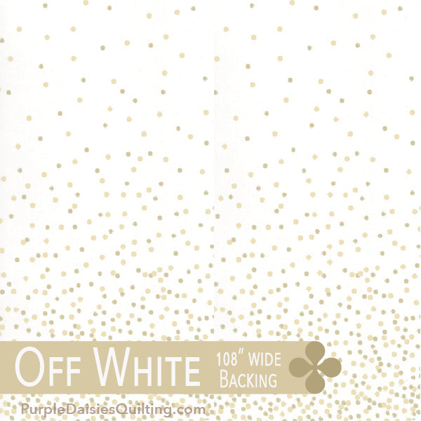 Off White • 108" wide Ombre Confetti • 1 yard