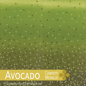Avocado - Ombre Confetti - Half Yard - 10807-52