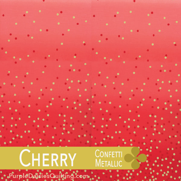Cherry - Ombre Confetti - Half Yard - 10807-314