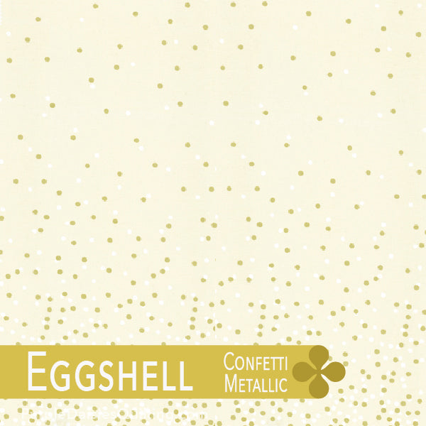 Eggshell - Ombre Confetti - Half Yard - 10807-15