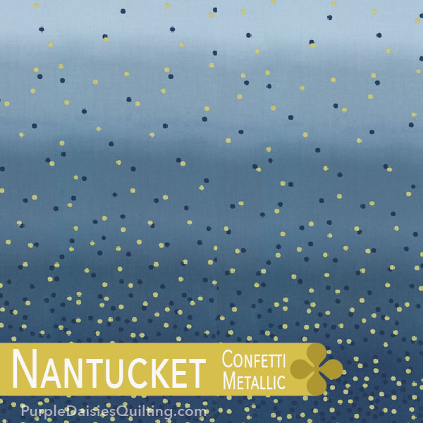 Nantucket - Ombre Confetti - Half Yard - 10807-321