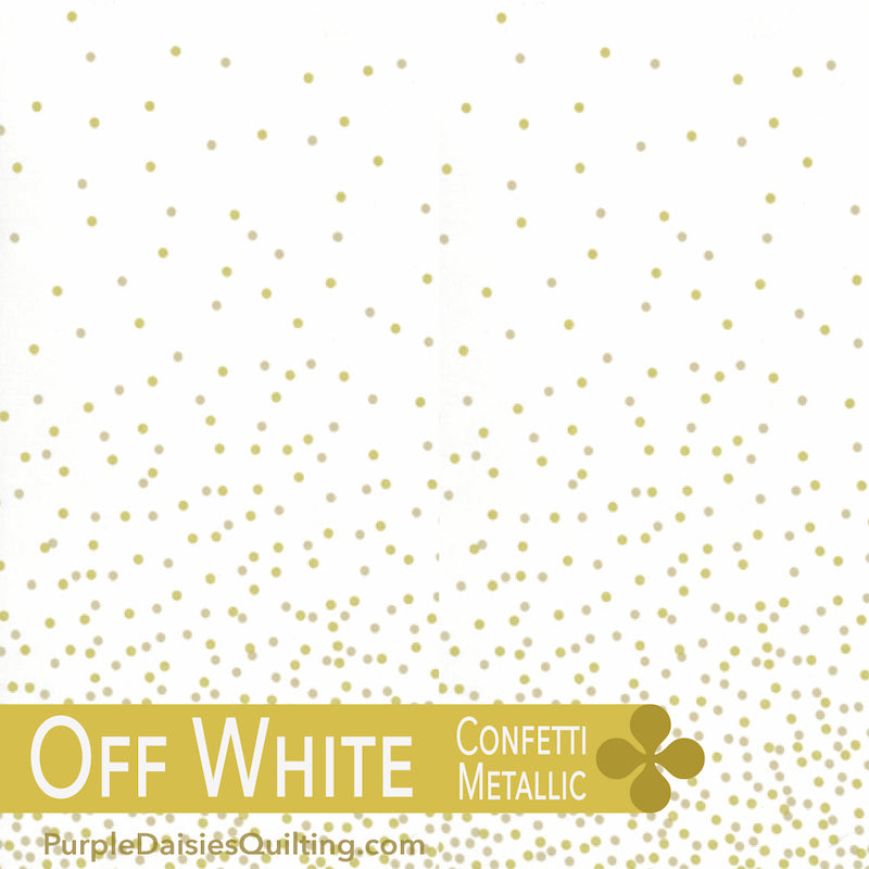 Off White - BEST Ombre Confetti - Half Yard - 10807-332
