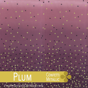 Plum - Ombre Confetti - Half Yard - 10807-208
