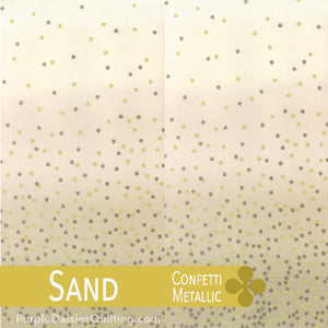 Sand - Ombre Confetti - Half Yard - 10807-215