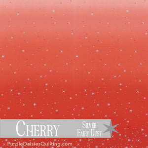 Cherry - Ombre Fairy Dust - Half Yard - 10871-314