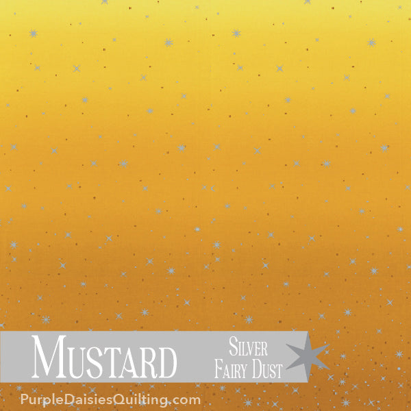 Mustard - Ombre Fairy Dust - Half Yard - 10871-213