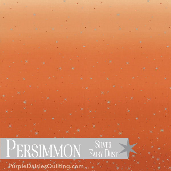 Persimmon - Ombre Fairy Dust - Half Yard - 10871-216