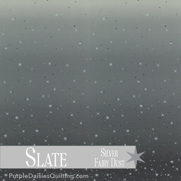 Slate - Ombre Fairy Dust - Half Yard - 10871-322