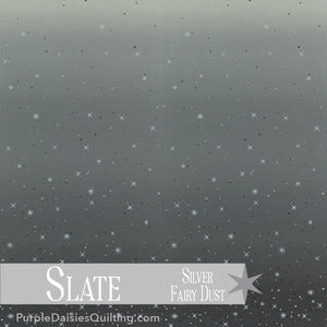 Slate - Ombre Fairy Dust - Half Yard - 10871-322