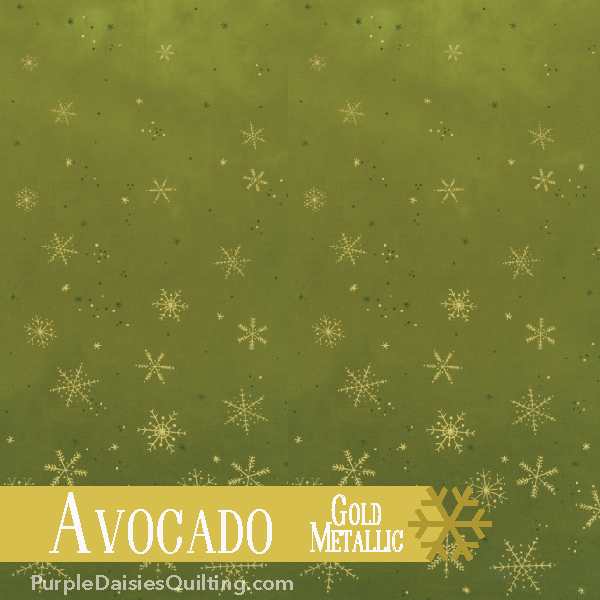 Avocado - Ombre Flurries - Half Yard - 10874-52MG of