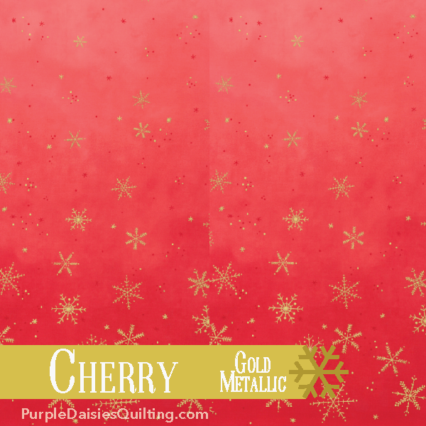 Cherry - Ombre Flurries - Half Yard - 10874-314MG