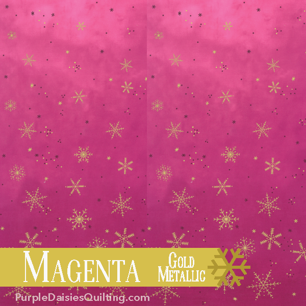 Magenta - Ombre Flurries - Half Yard - 10874-201MG