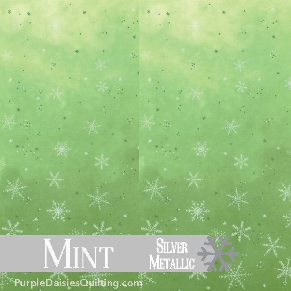 Mint - Ombre Flurries - Half Yard - 10874-210MS