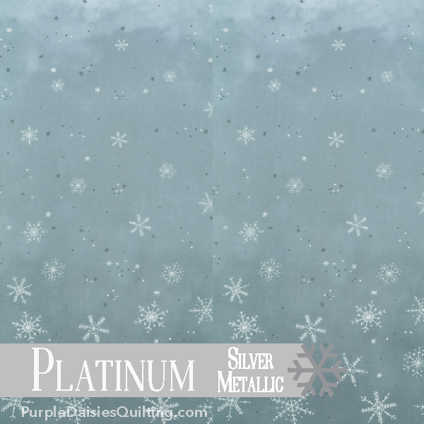Platinum - Ombre Flurries - Half Yard - 10874-432MS