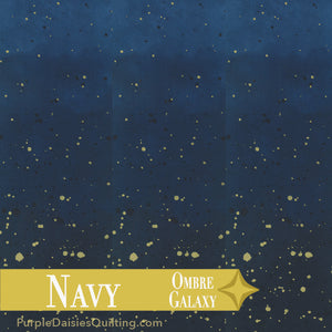 Navy - Ombre Galaxy - Half Yard - 10873-403